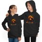 Preview: Halloween Hoodie mit Dab tanzender Halloween Kürbis i624